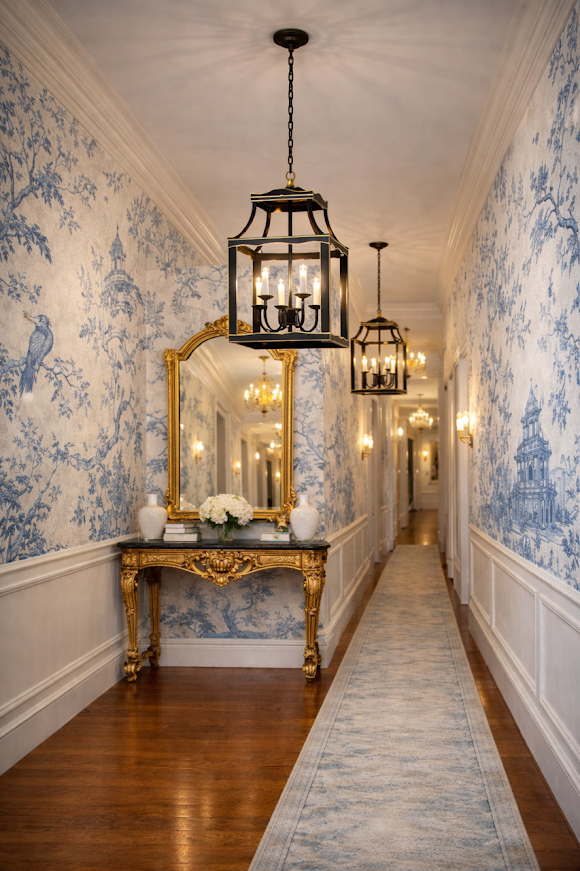 Mid Size Black & GOLD LANTERN