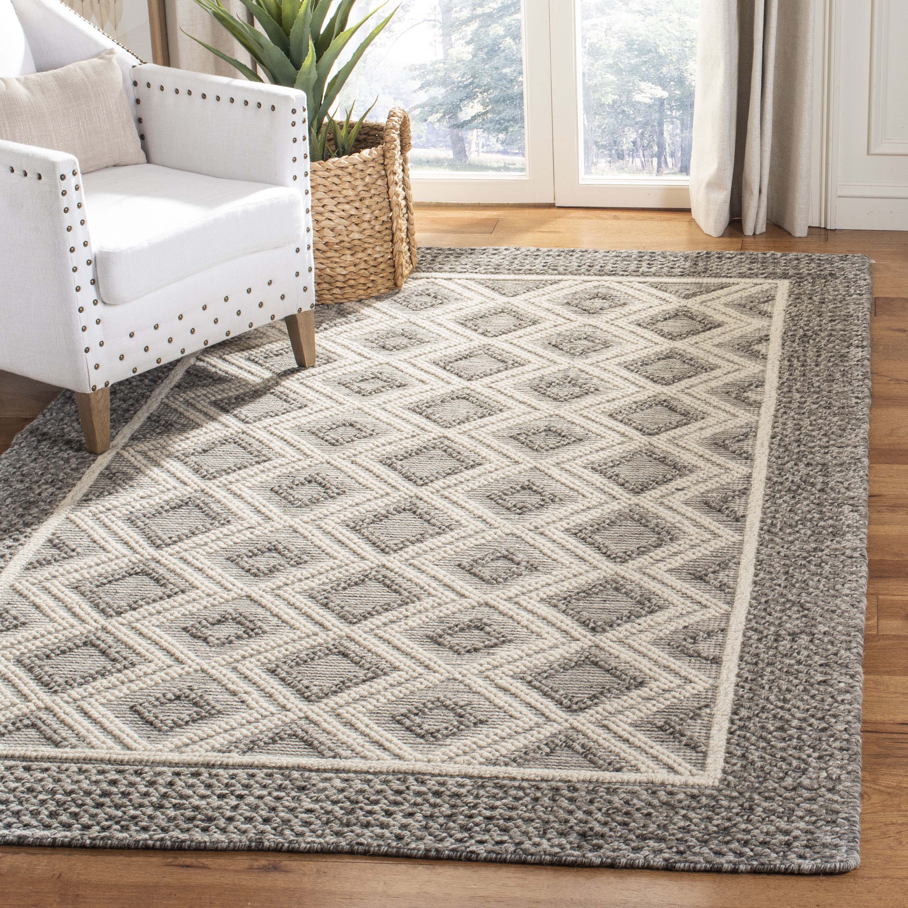 Vermont 212 Rug | Safavieh - VRM212 - Grey / Ivory