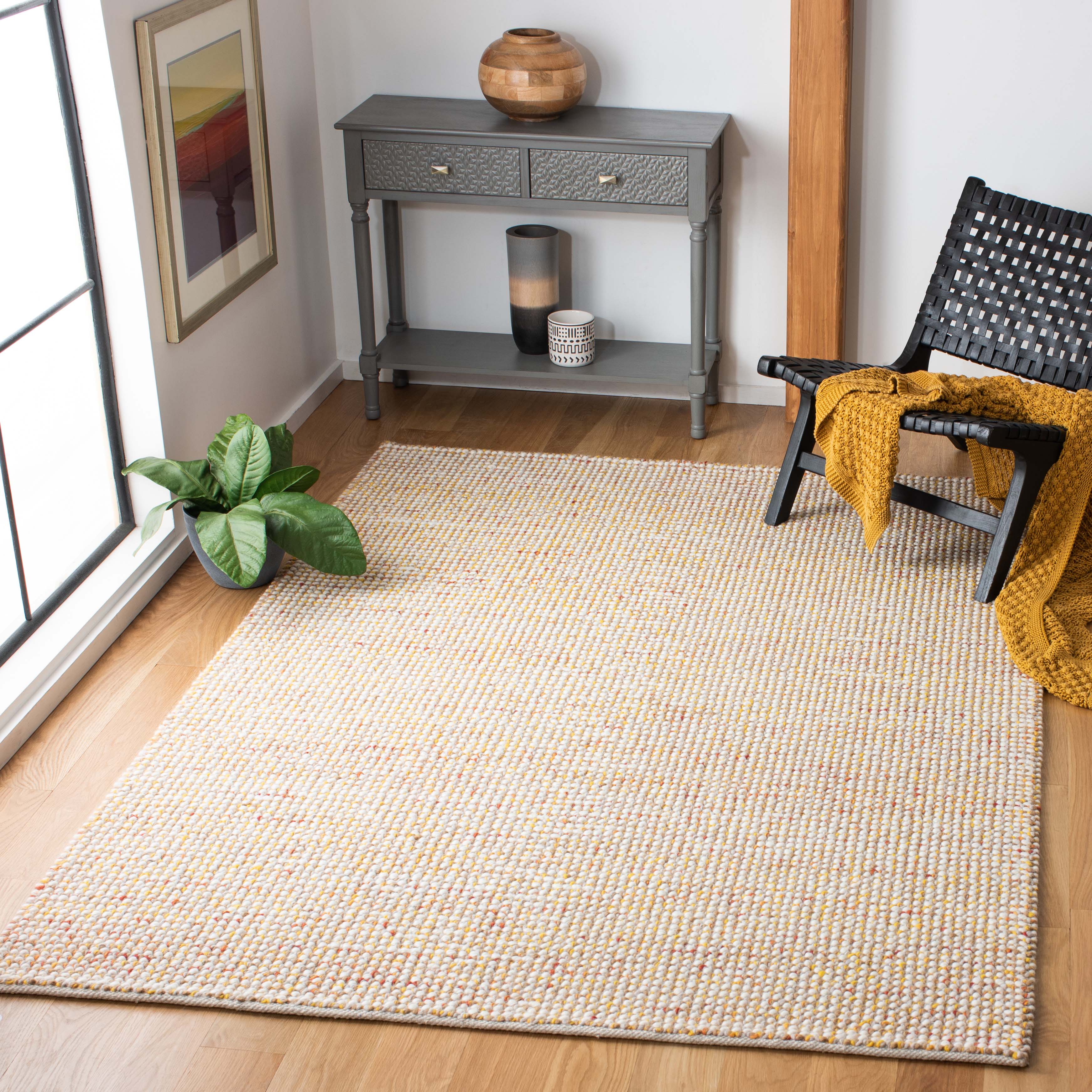 Vermont 401 Rug | Safavieh - VRM401 - Ivory / Gold