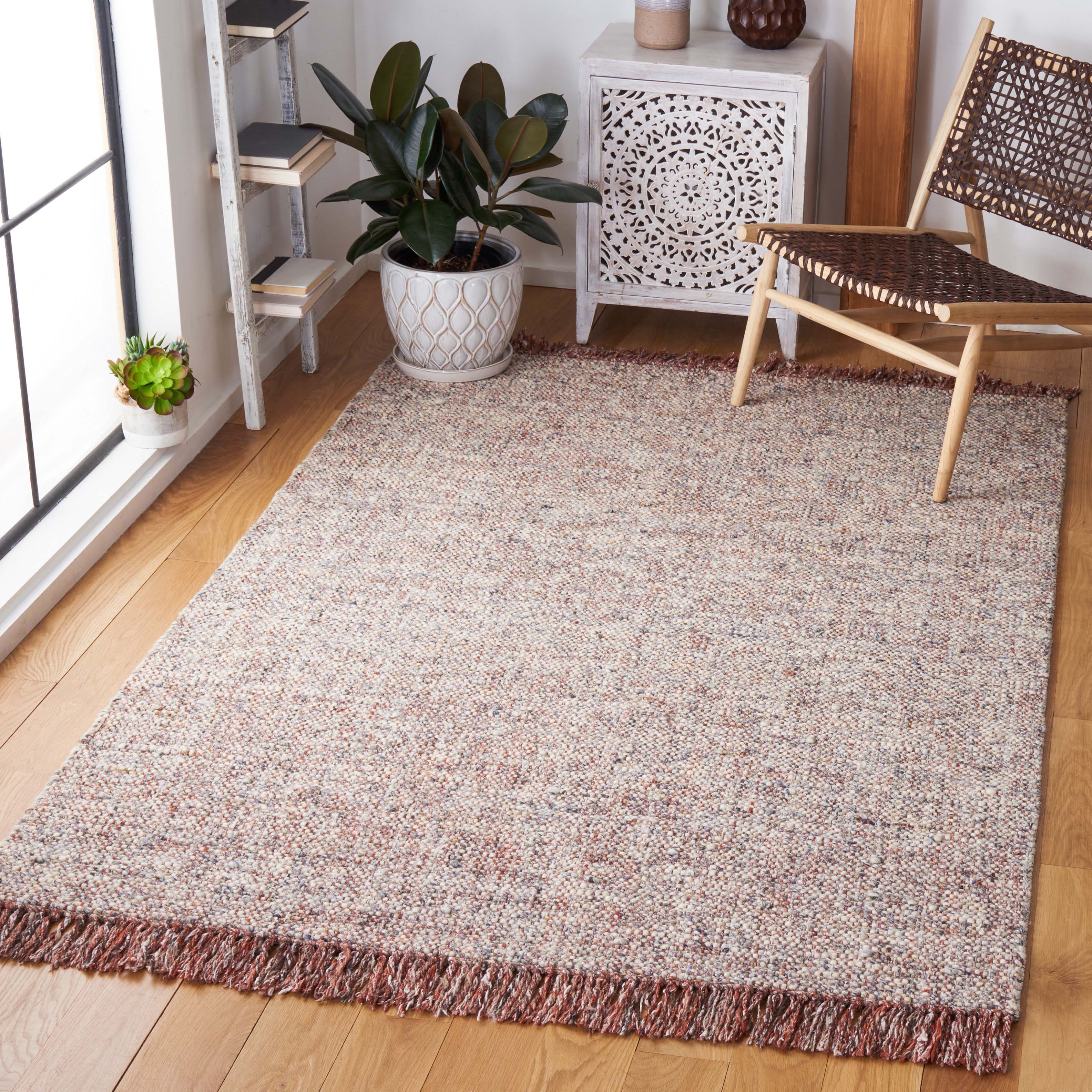Vermont 701 Rug | Safavieh - VRM701 - Grey / Rust