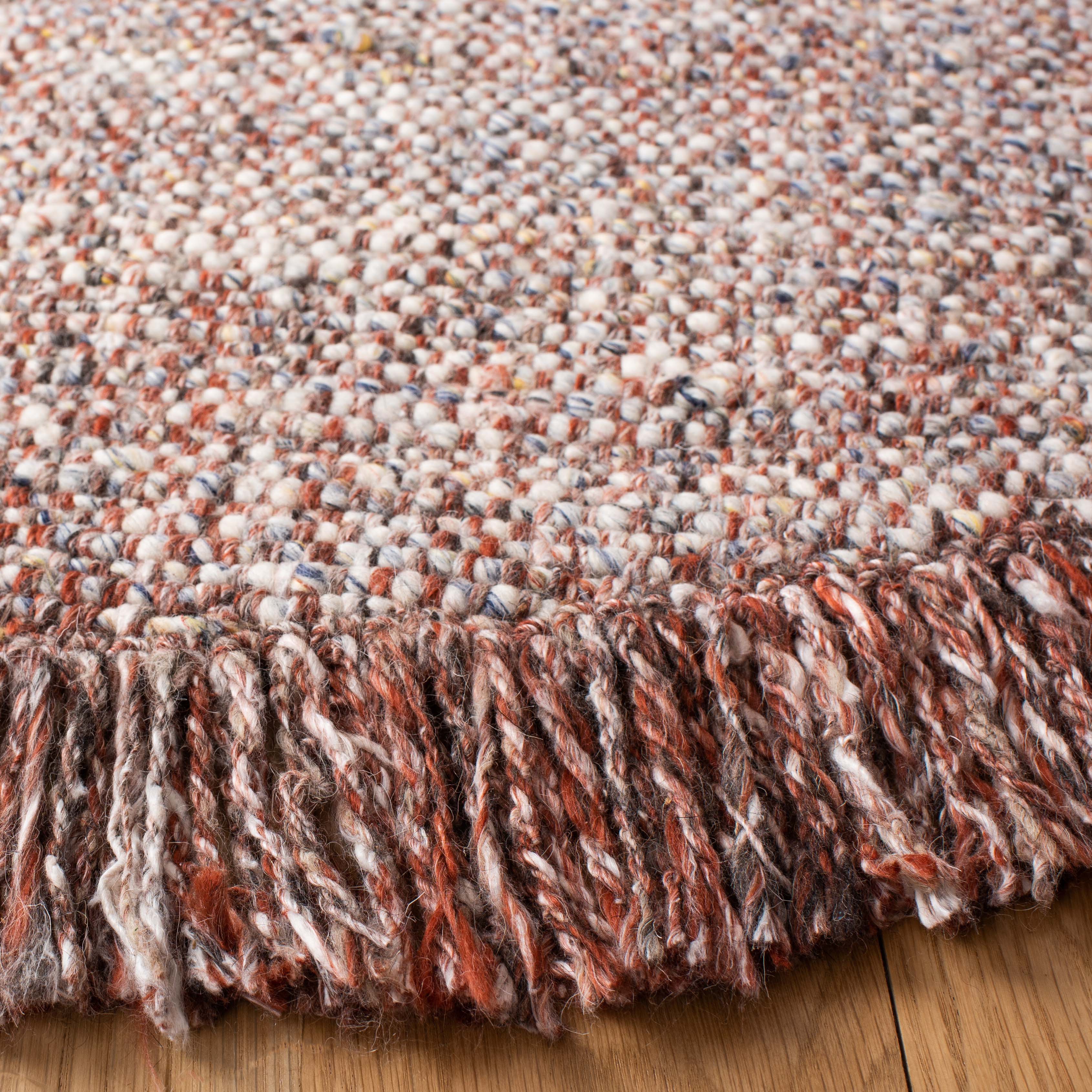 Vermont 701 Rug | Safavieh - VRM701 - Grey / Rust