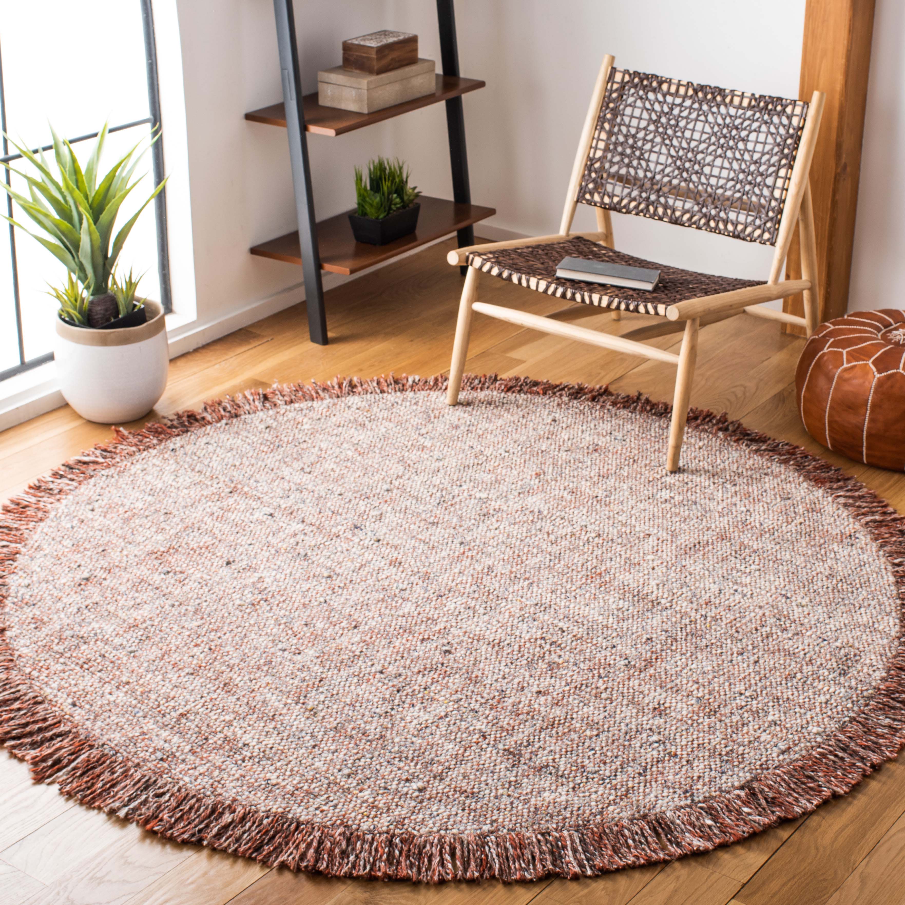 Vermont 701 Rug | Safavieh - VRM701 - Grey / Rust