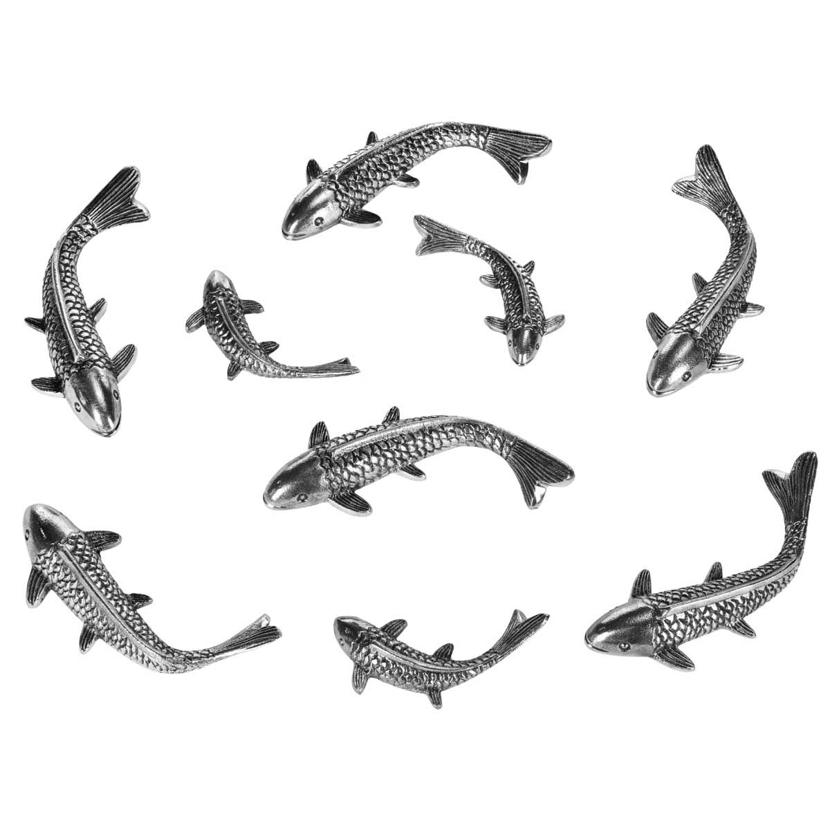 Koi Fish Wall Decor | Safavieh - Nickel