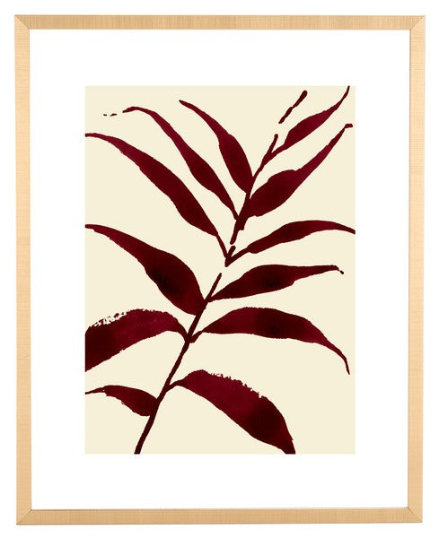 Everglade Evenings, 16 X 20 Inch, Framed Wall Art, WLA2058 | Safavieh - Burgundy / Antique Ivory