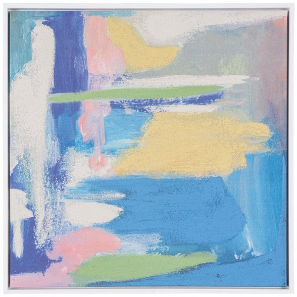 Candy Skies, 24 X 24, Framed Linen Canvas, WLA2080 | Safavieh - Multi