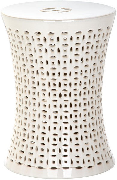 Camilla Garden Stool, ACS4550 | Safavieh - Cream