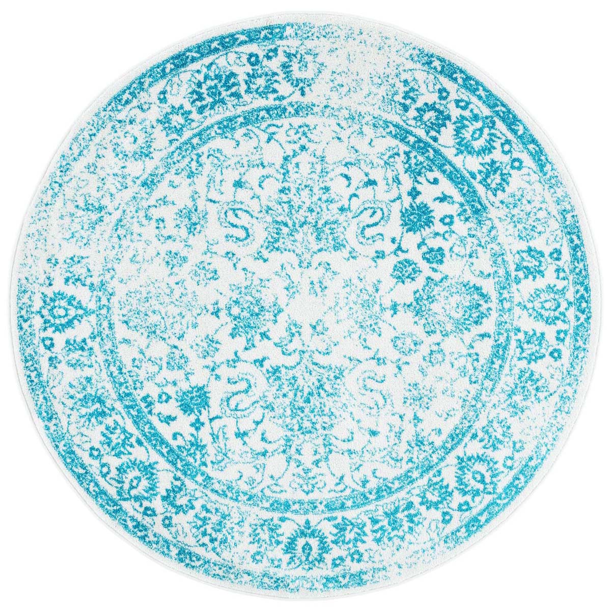 Safavieh Adirondack 109 Rug, Blue, ADR109 - Ivory / Teal