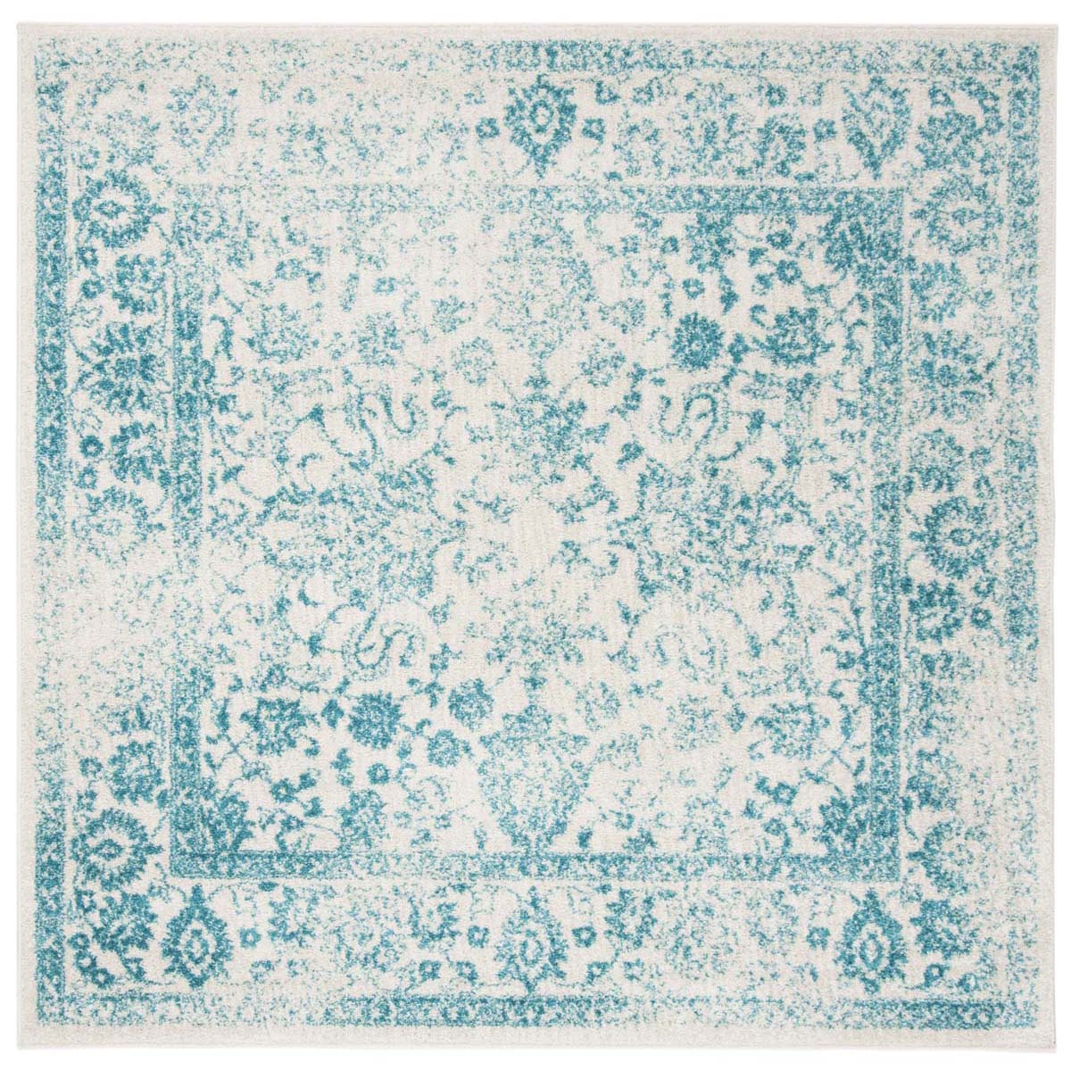 Safavieh Adirondack 109 Rug, Blue, ADR109 - Ivory / Teal