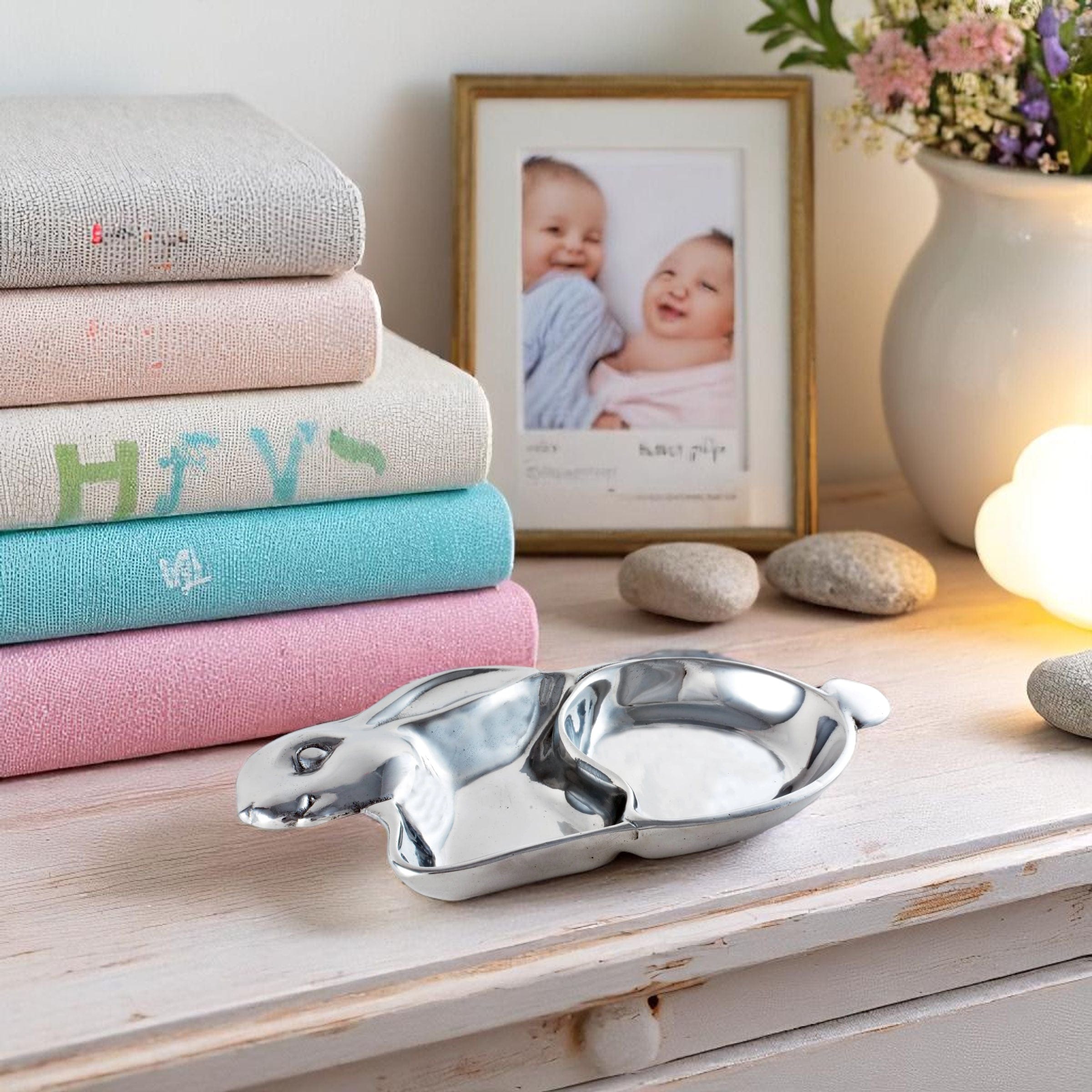 Baby Bunny Keepsake Div Plate