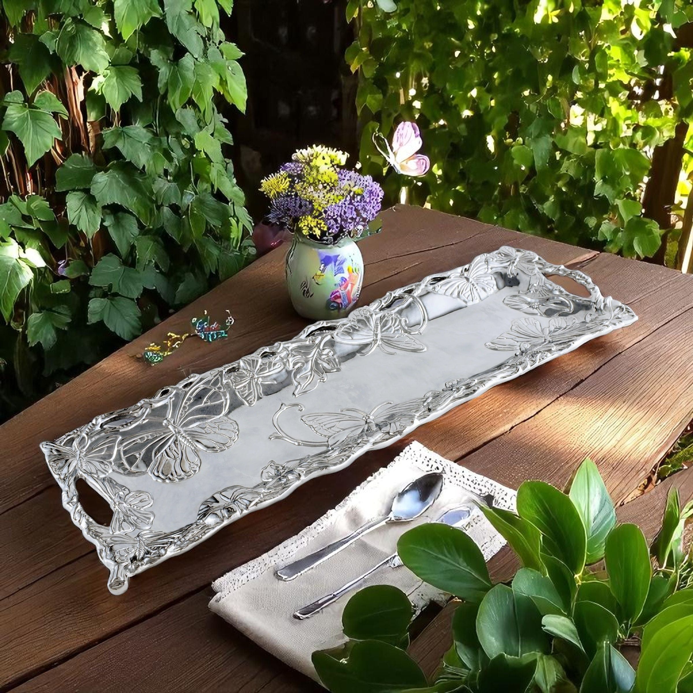 Butterfly - Oblong Tray 18 x 6
