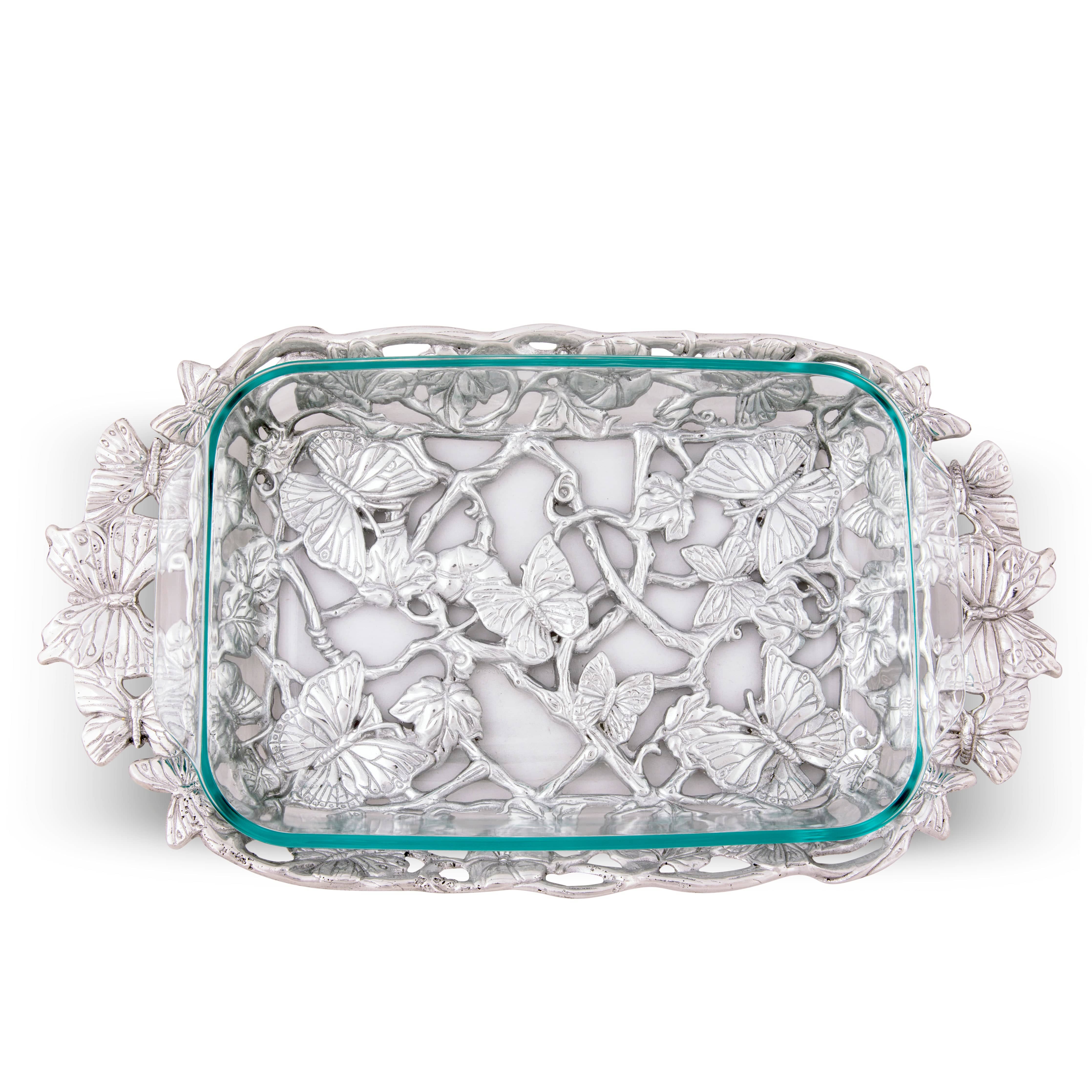 Butterfly Pyrex Holder 3qt