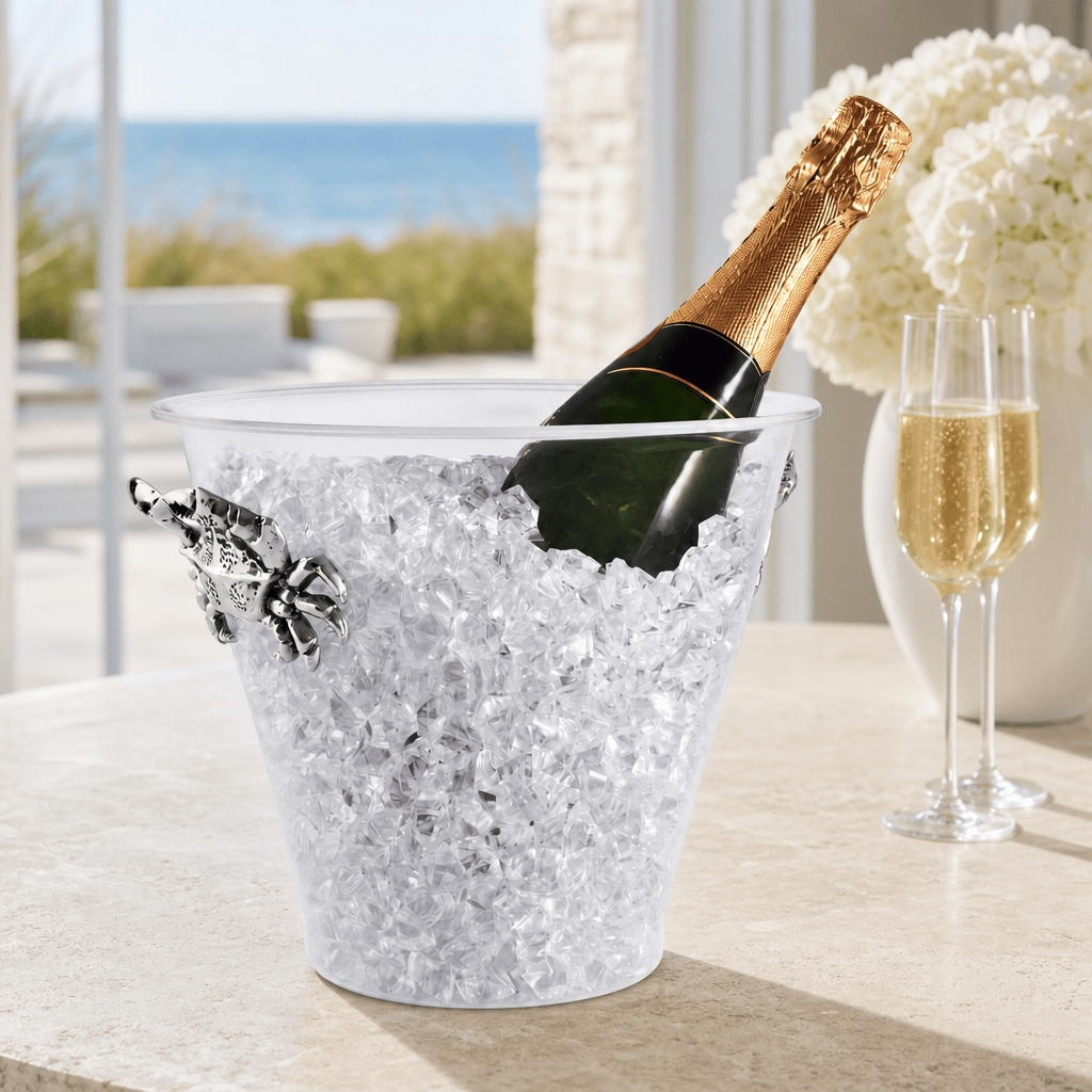 Crab Handle Acrylic Ice Bucket