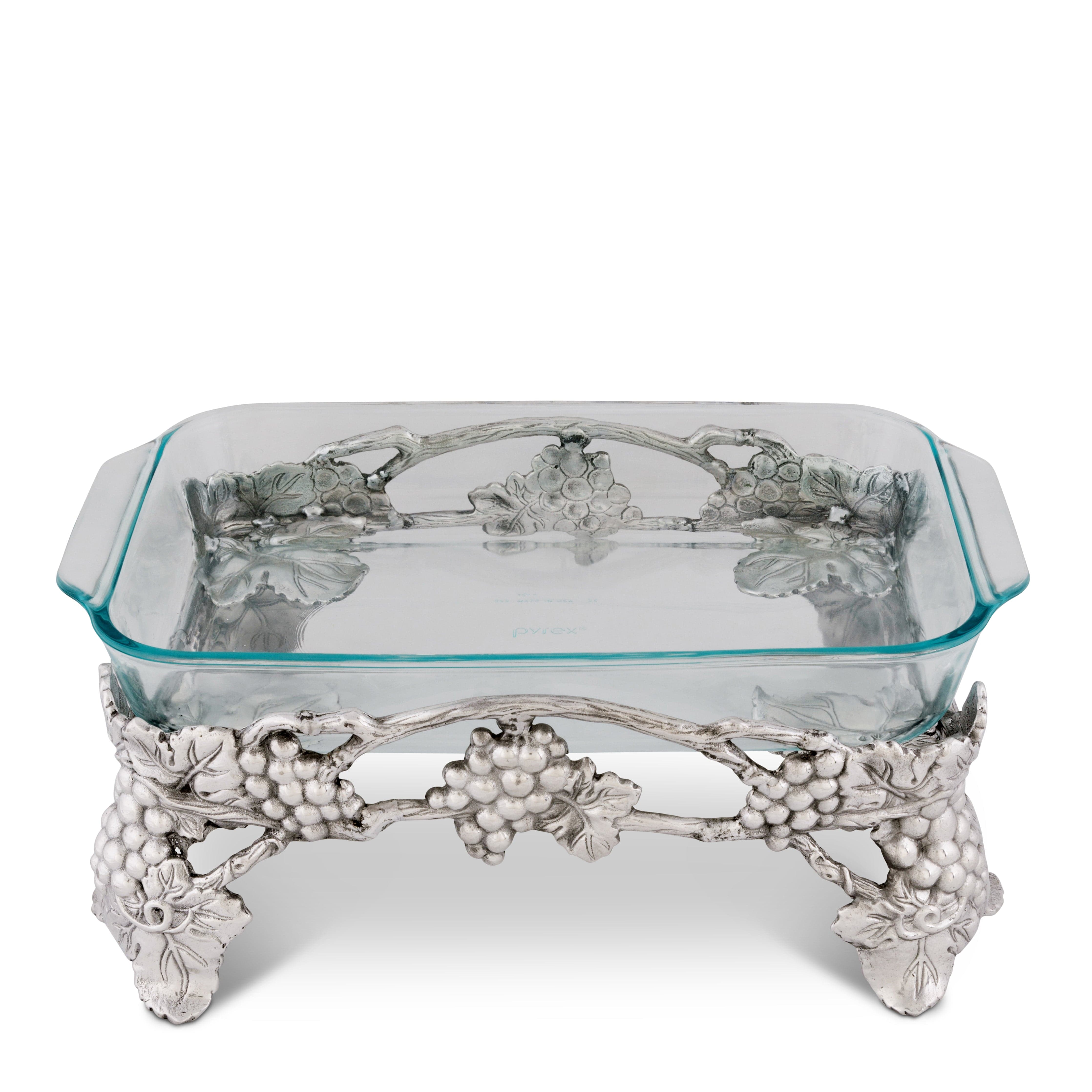 Elevated Grape Pyrex Holder 3qt