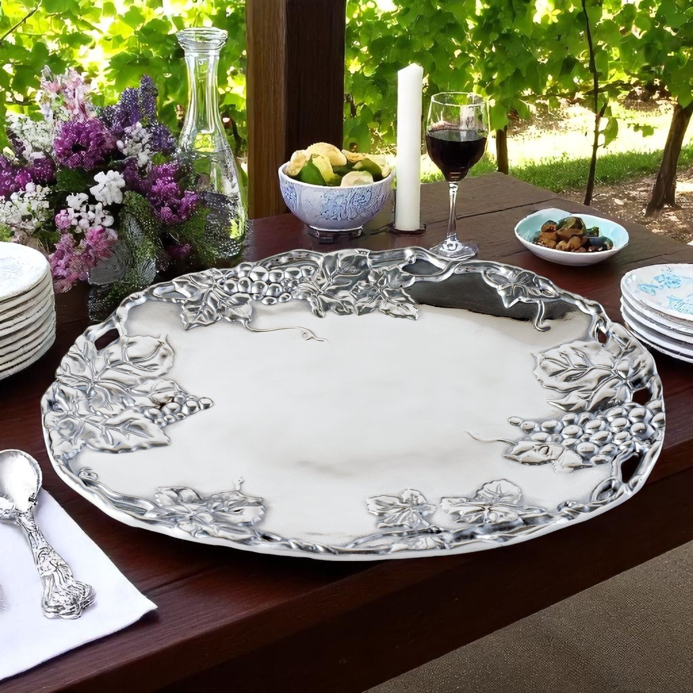 Grape Oval Platter