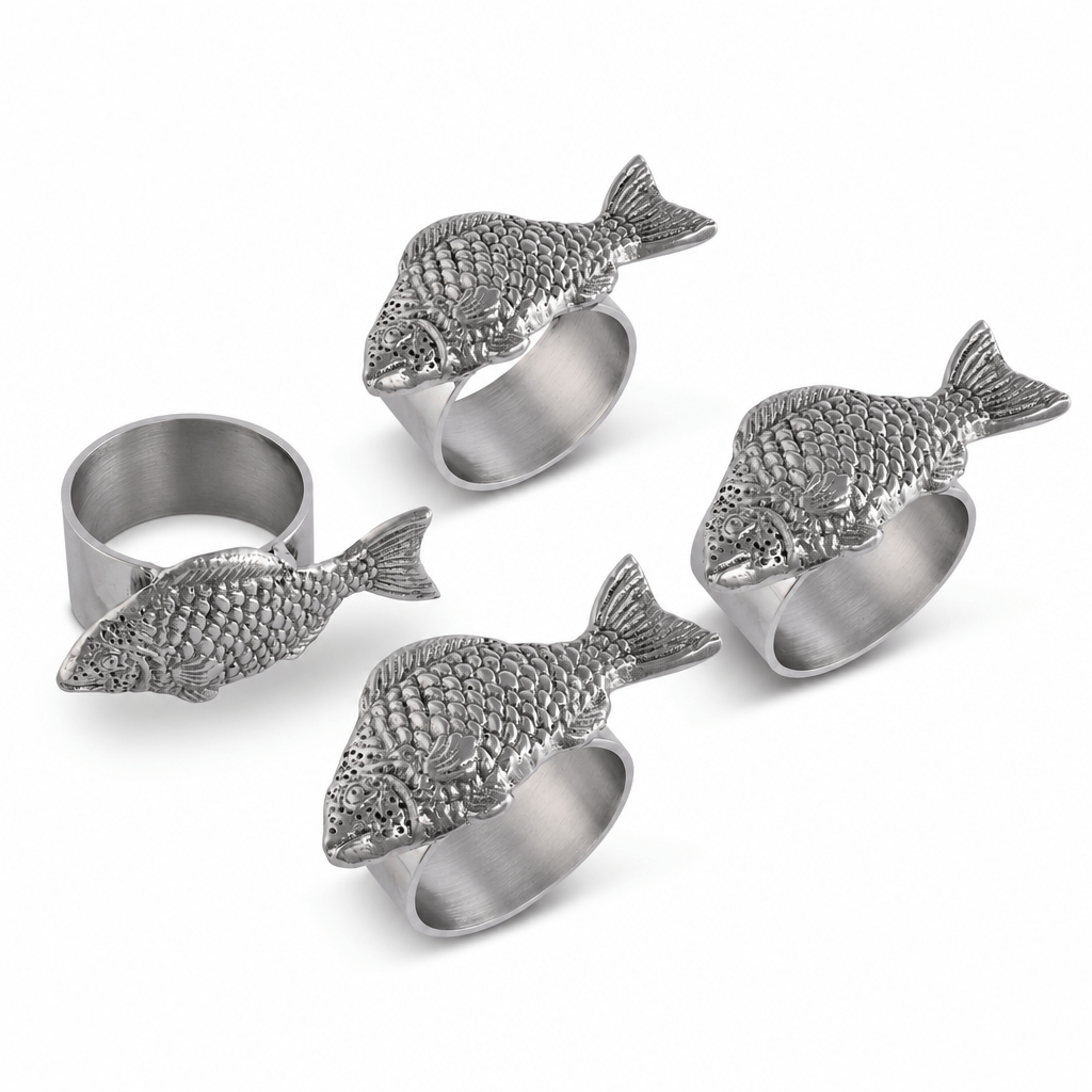 Fish Napkin Rings - set of 4