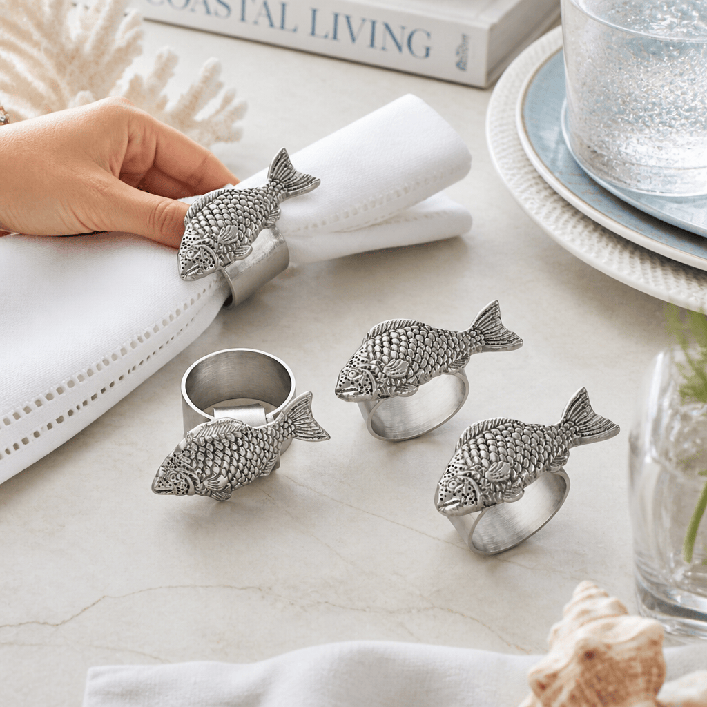 Fish Napkin Rings - set of 4