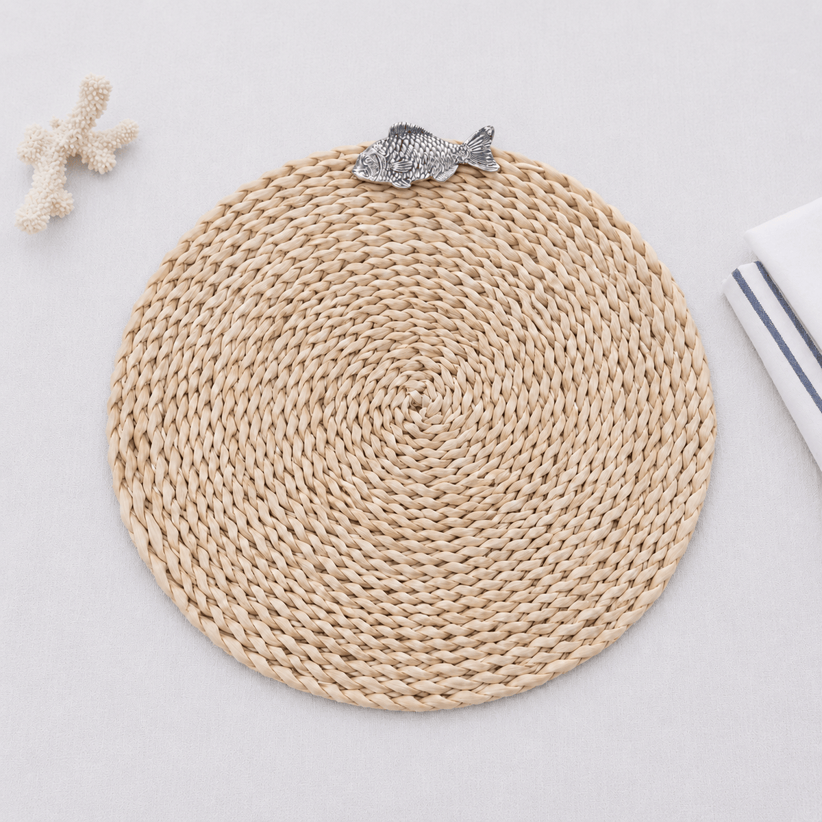 Fish Twisted Seagrass Placemats - set of 4
