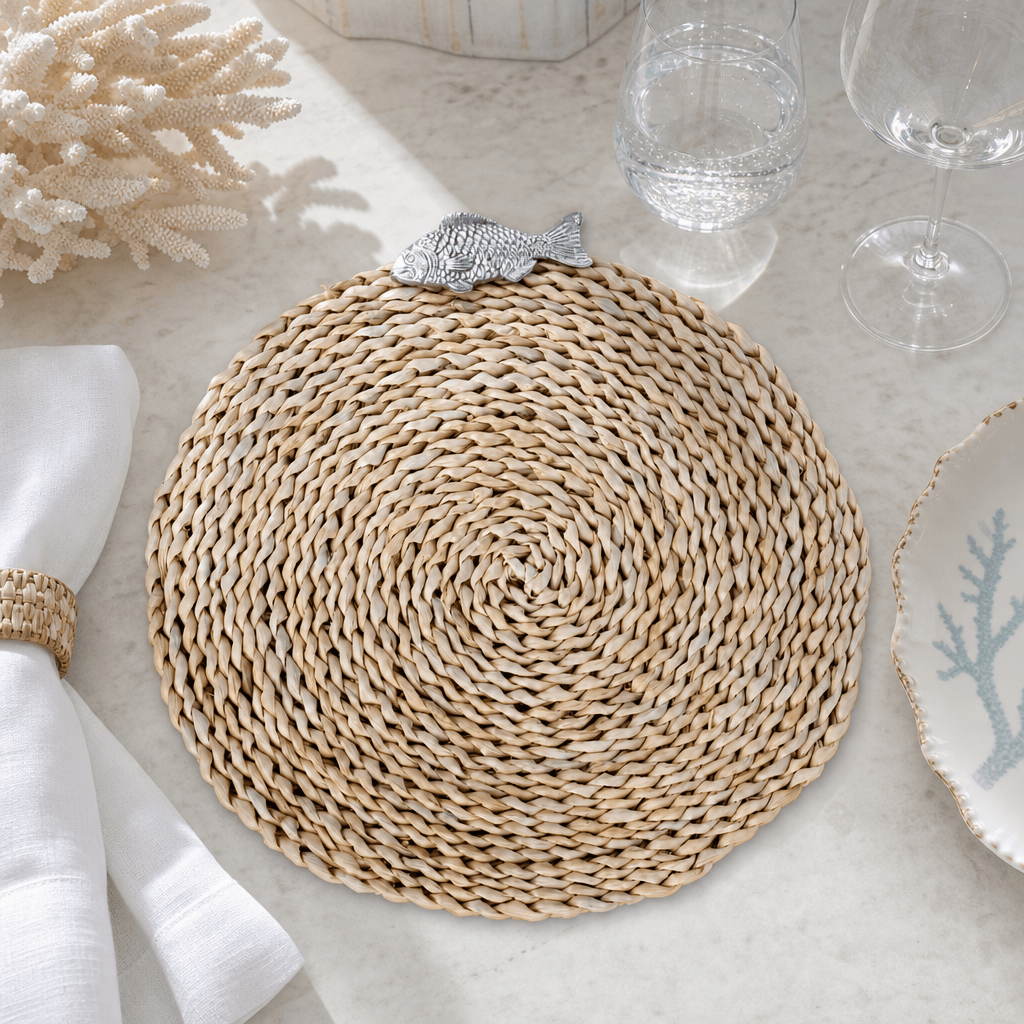 Fish Twisted Seagrass Placemats - set of 4
