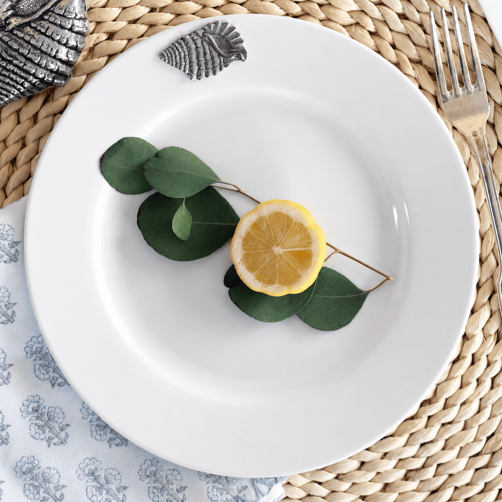 Sea Shell Melamine Lunch Plates - Set of 4