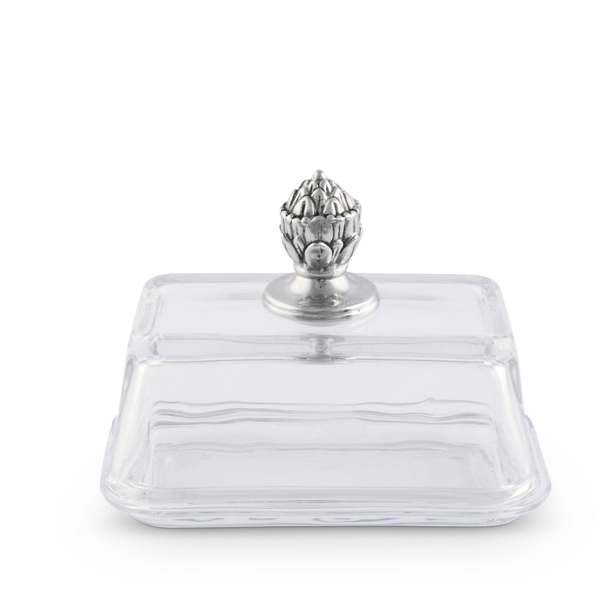 Glass Butter Dish - Concho