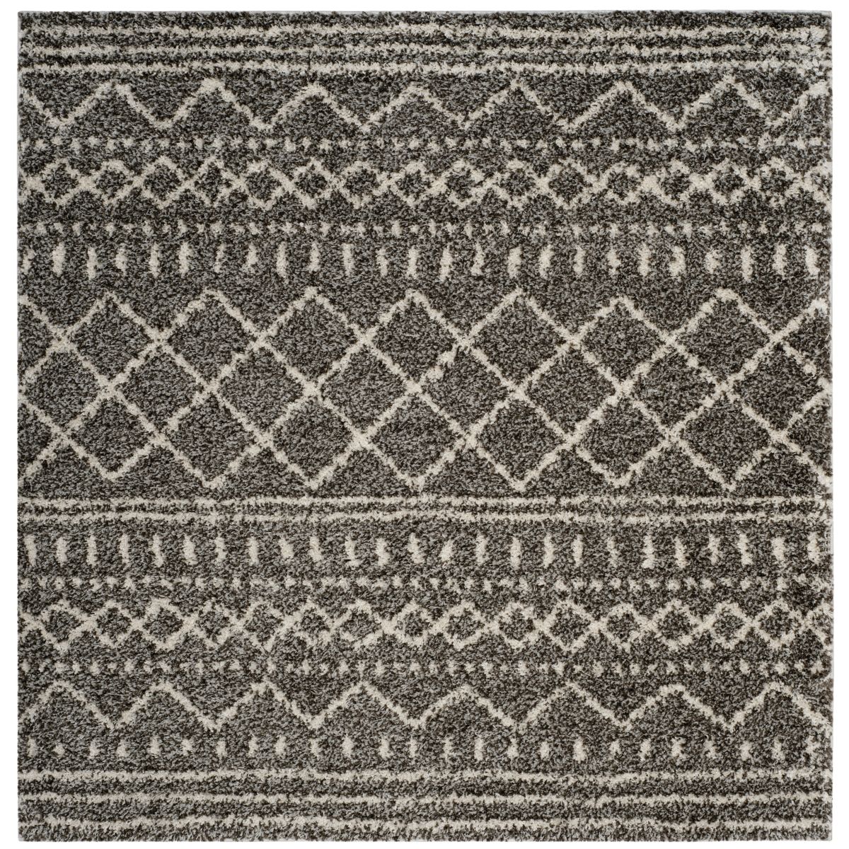 Safavieh Arizona Shag 741 Rug, Brown, ASG741 - Brown / Ivory
