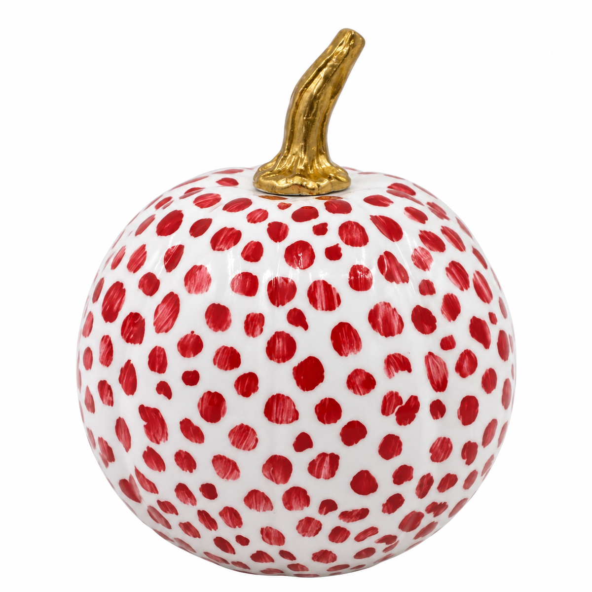 Red Dotted Pumpkin
