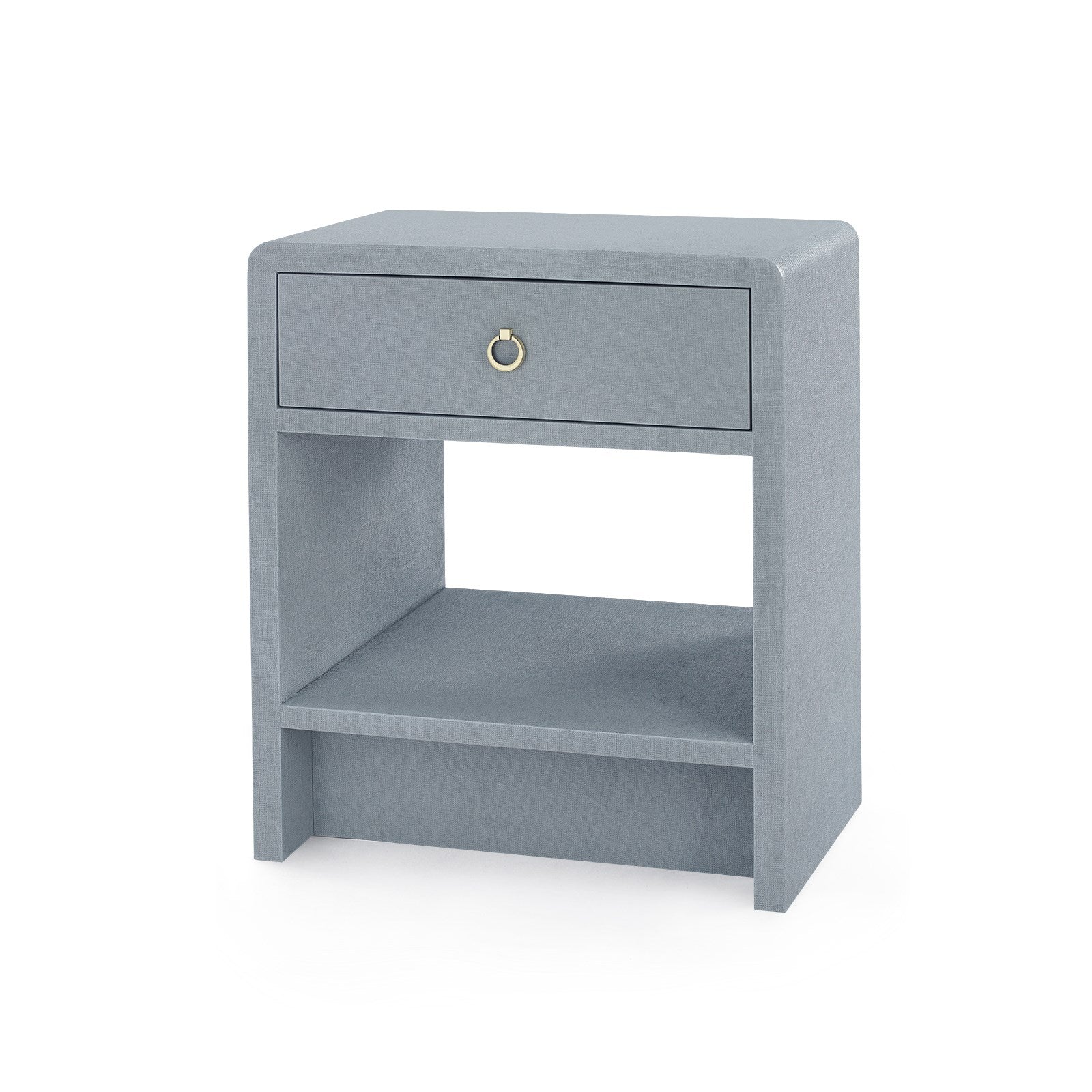 Benjamin Linen 1-Drawer Side Table | Villa & House - BEN-110-5196