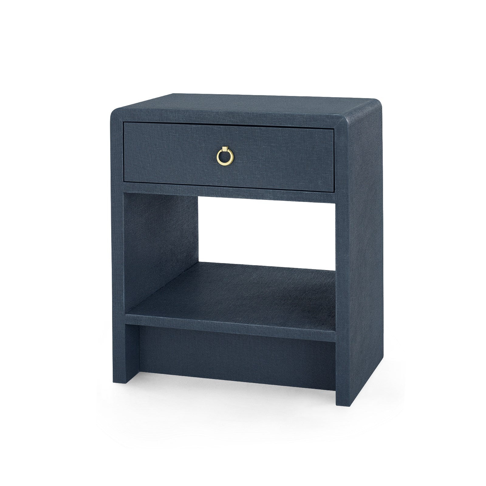 Benjamin Linen 1-Drawer Side Table | Villa & House - BEN-110-5198