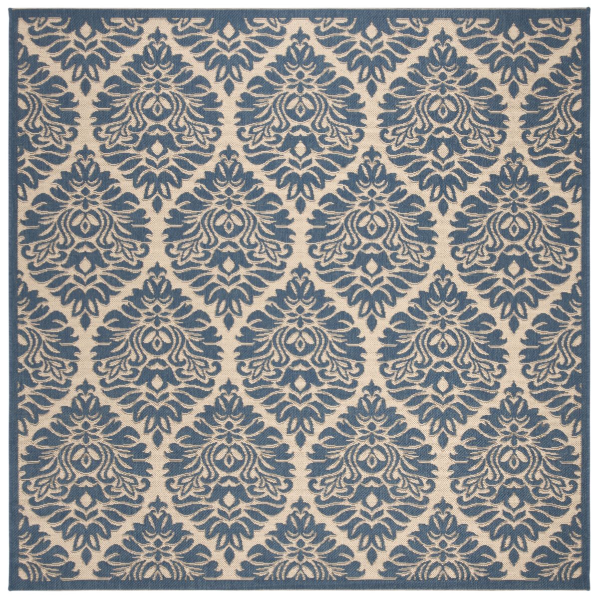 Beach House 135 Rug | Safavieh - BHS135 - Cream / Blue