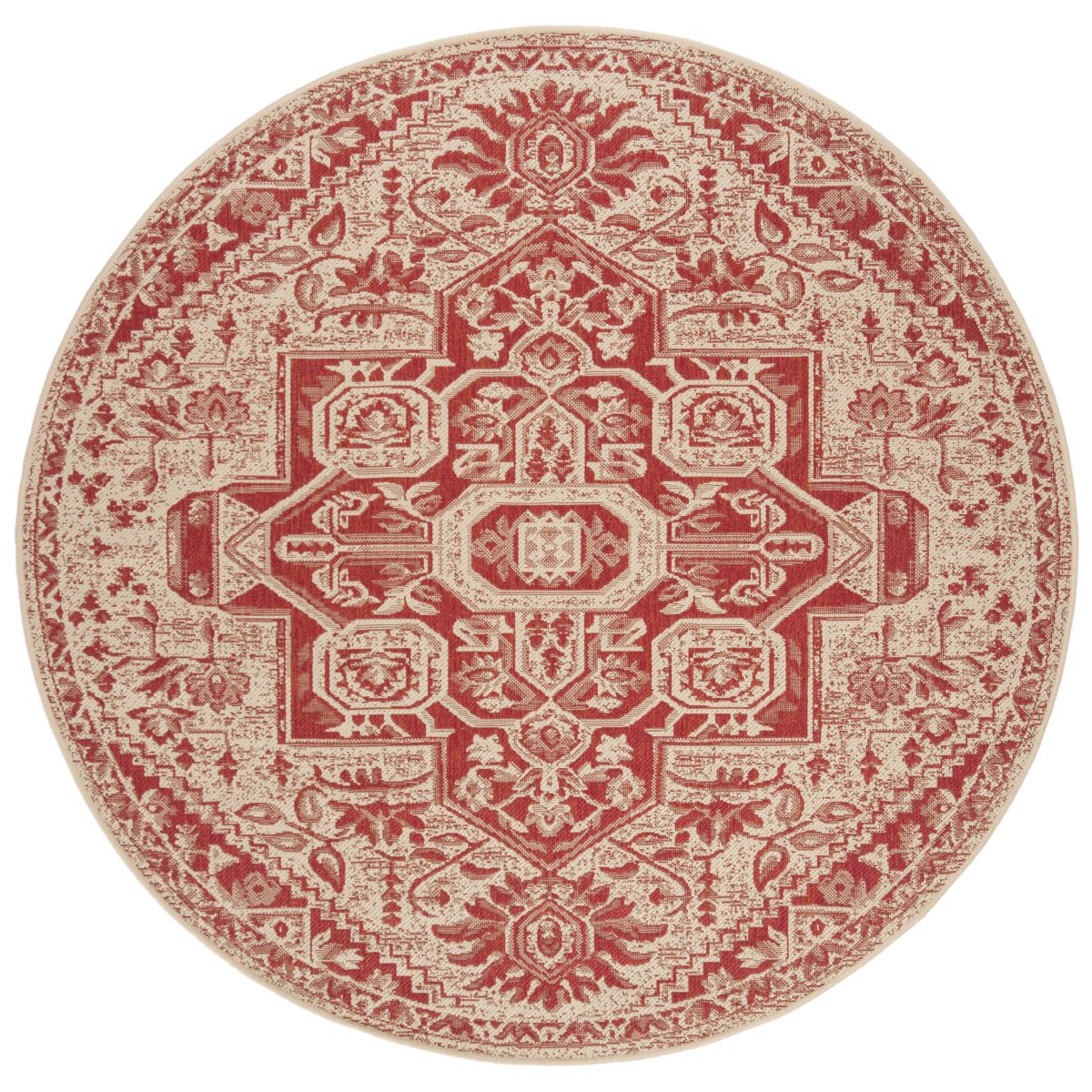 Beach House 138 Rug | Safavieh - BHS138 - Red / Cream