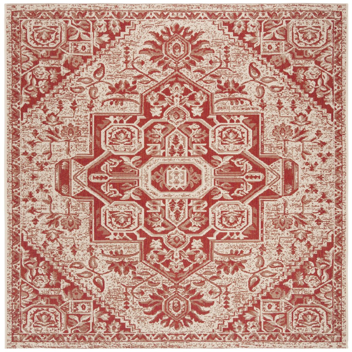 Beach House 138 Rug | Safavieh - BHS138 - Red / Cream