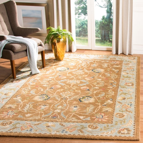 Bergama Rug | Safavieh - BRG161A - Brown / Blue