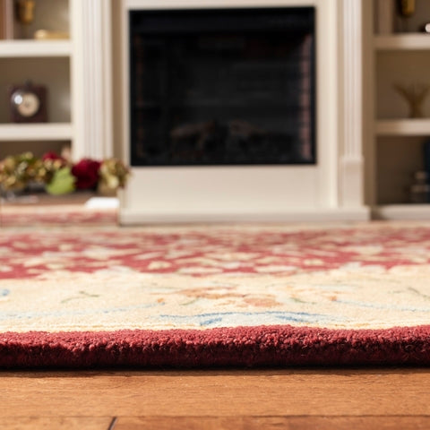 Bergama Rug | Safavieh - BRG164A - Red / Dark Beig