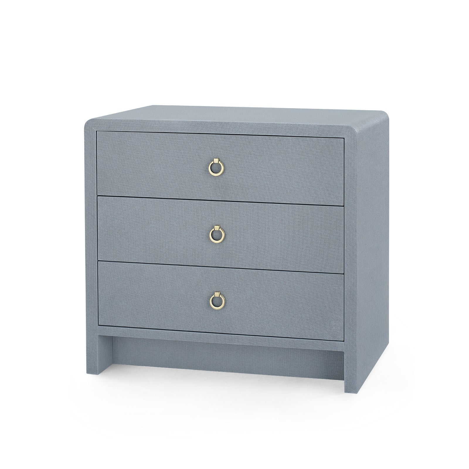 Bryant Linen 3-Drawer Side Table | Villa & House - BRY-130-5196