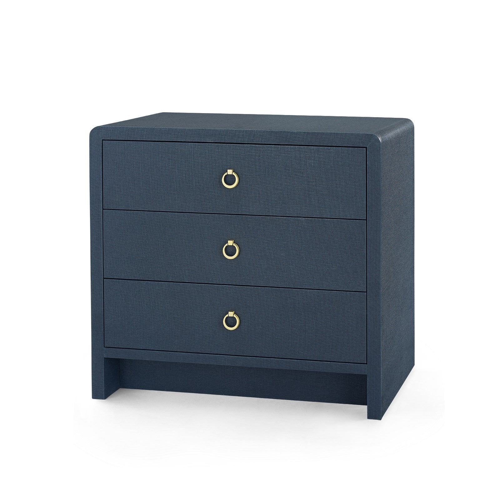 Bryant Linen 3-Drawer Side Table | Villa & House - BRY-130-5198