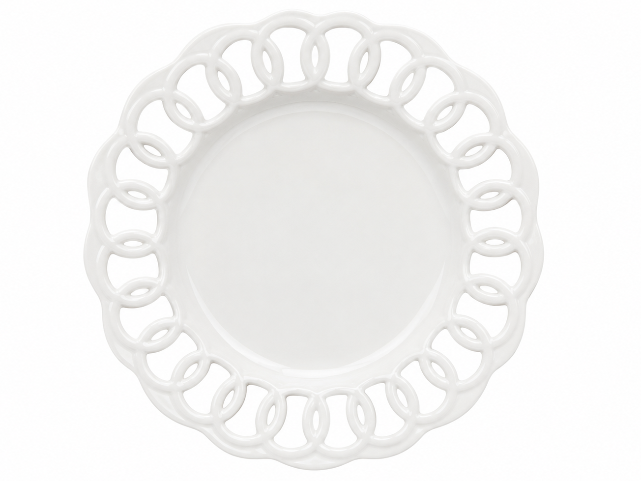 White Loop Dinnerware Collection