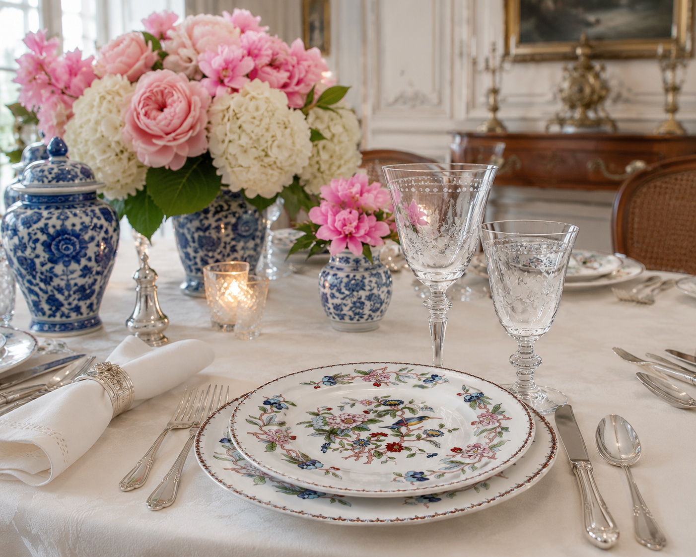 Chinoiserie Bird Dinnerware