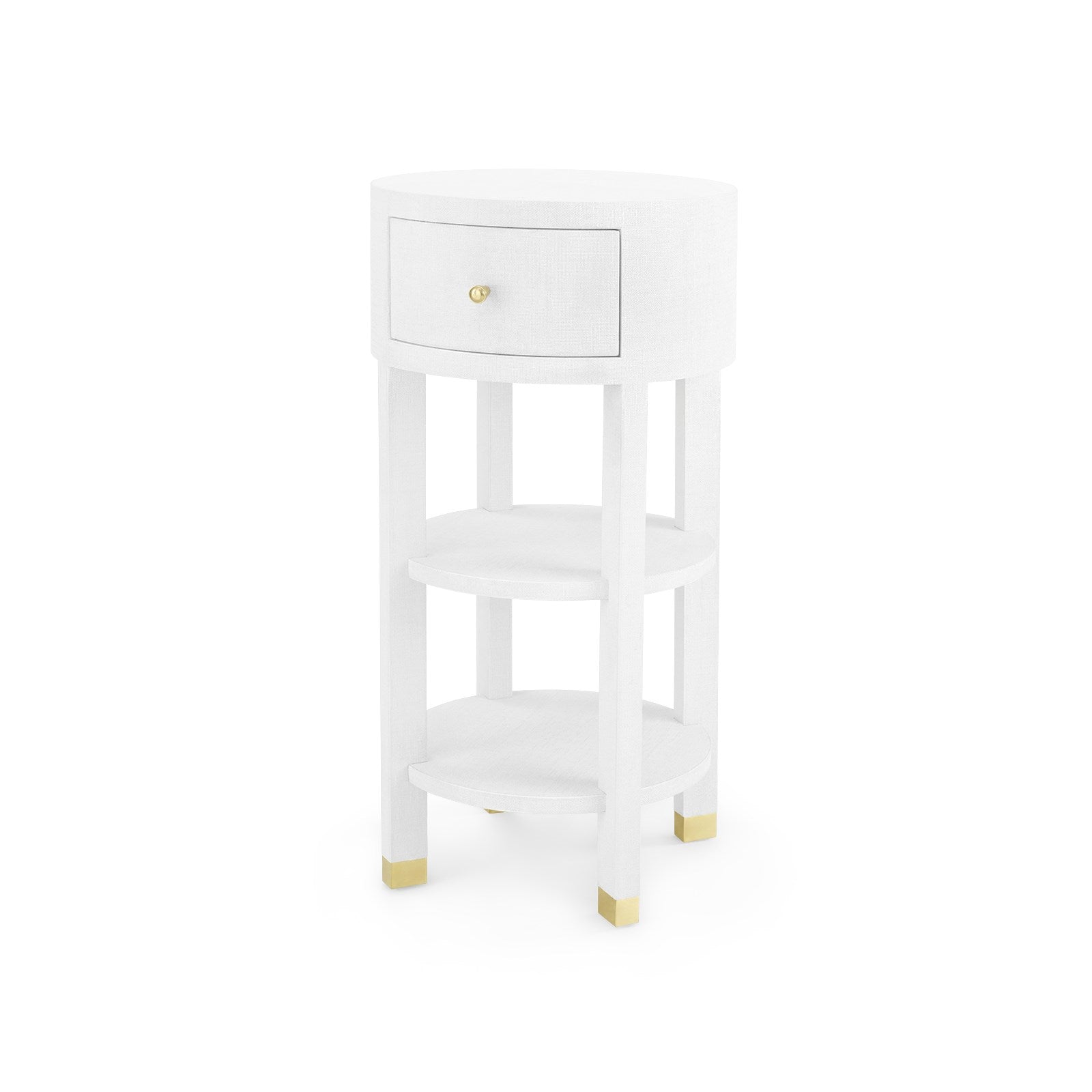 Claudette 1-Drawer Round Side Table | Villa & House - CLU-115-5129-803