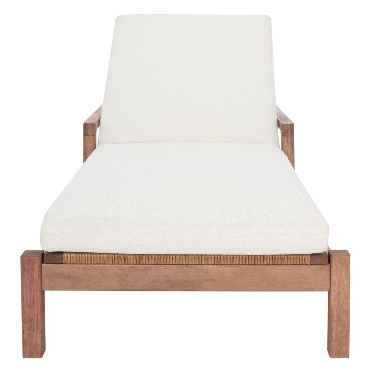Safavieh Couture Donnamaria Wicker Sun Lounger, CPT1027 - Natural / White