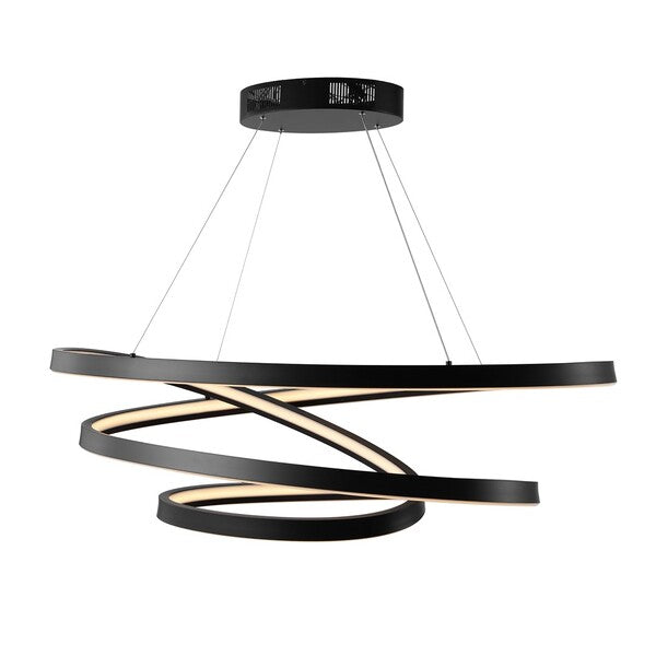 Brianne Infinity Chandelier, CTL1000 | Safavieh Couture - Black