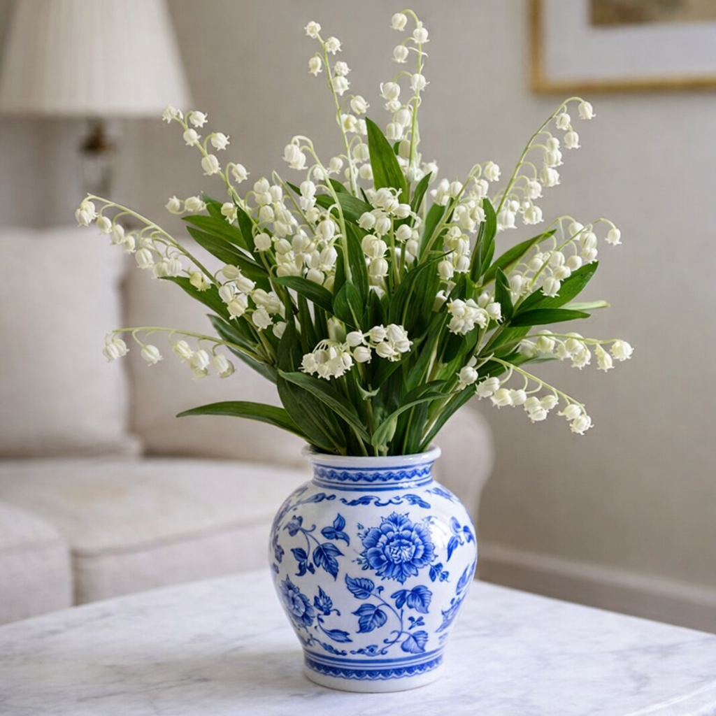 Set of 12 Lily of The Valley Bush Cream