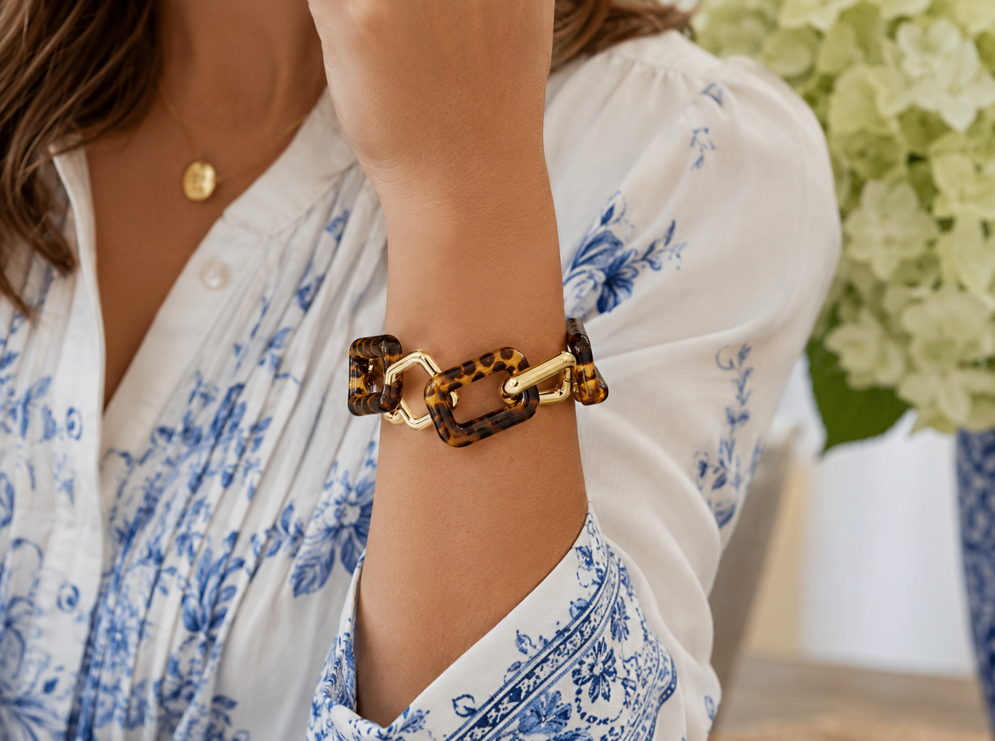 Tortoiseshell Link Bracelet