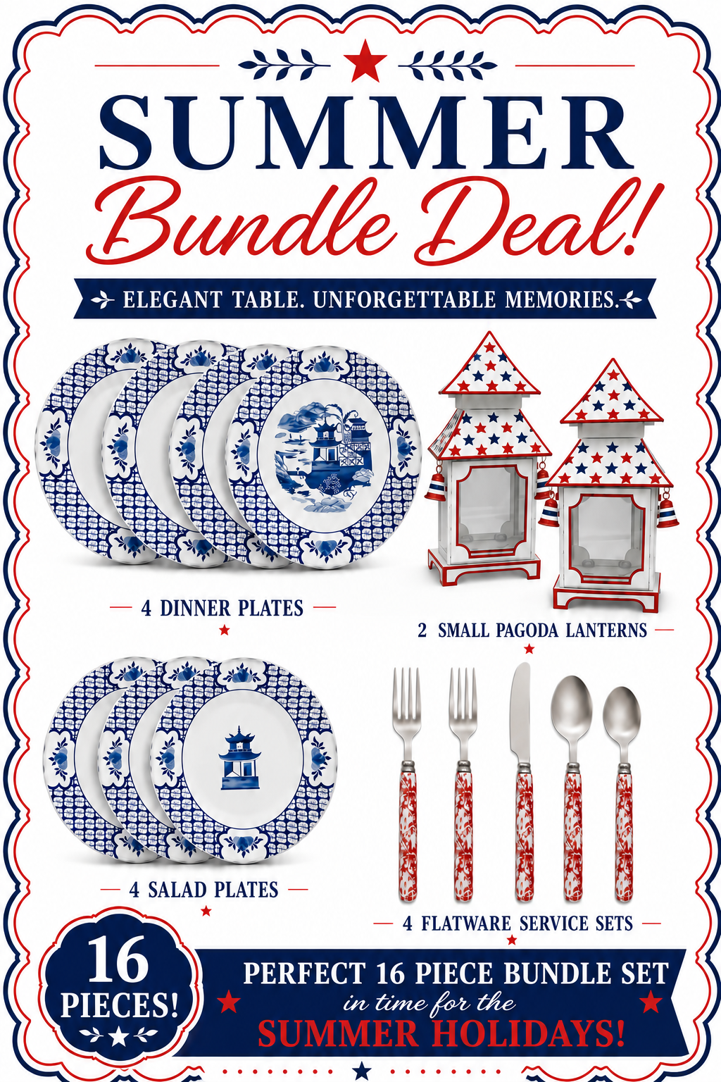 Small Americana Summer Entertaining Bundle