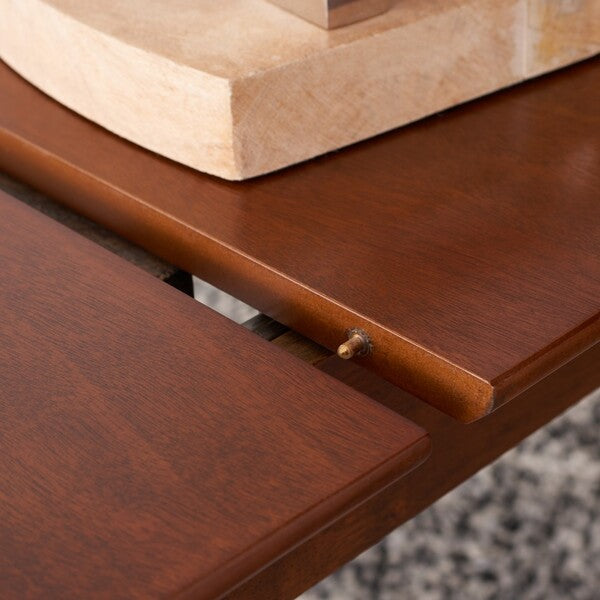 Kay Extension Dining Table, DTB1406 | Safavieh - Walnut