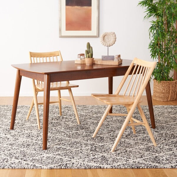 Kay Extension Dining Table, DTB1406 | Safavieh - Walnut