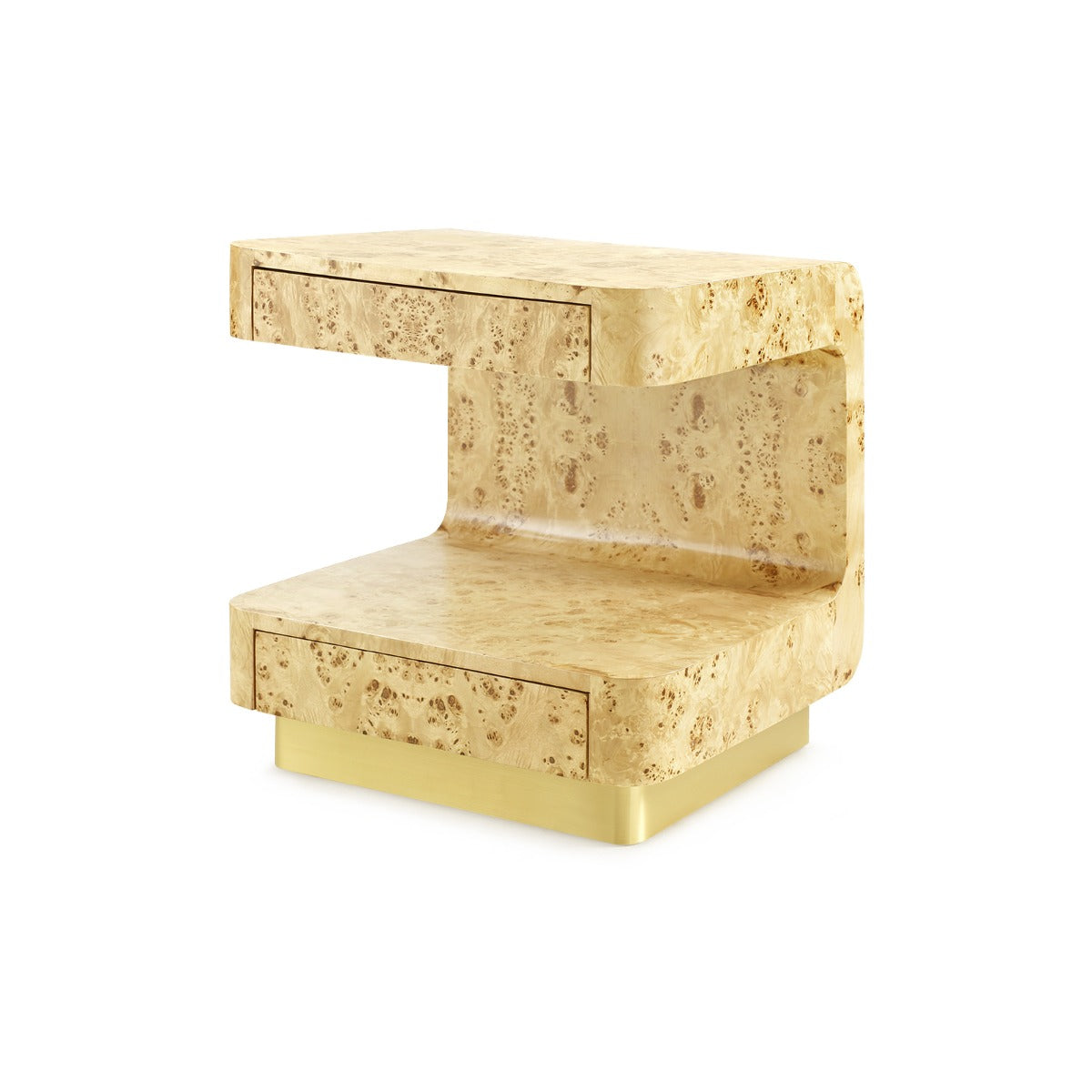Emil 2-Drawer Side Table | Villa & House - EMI-120-24