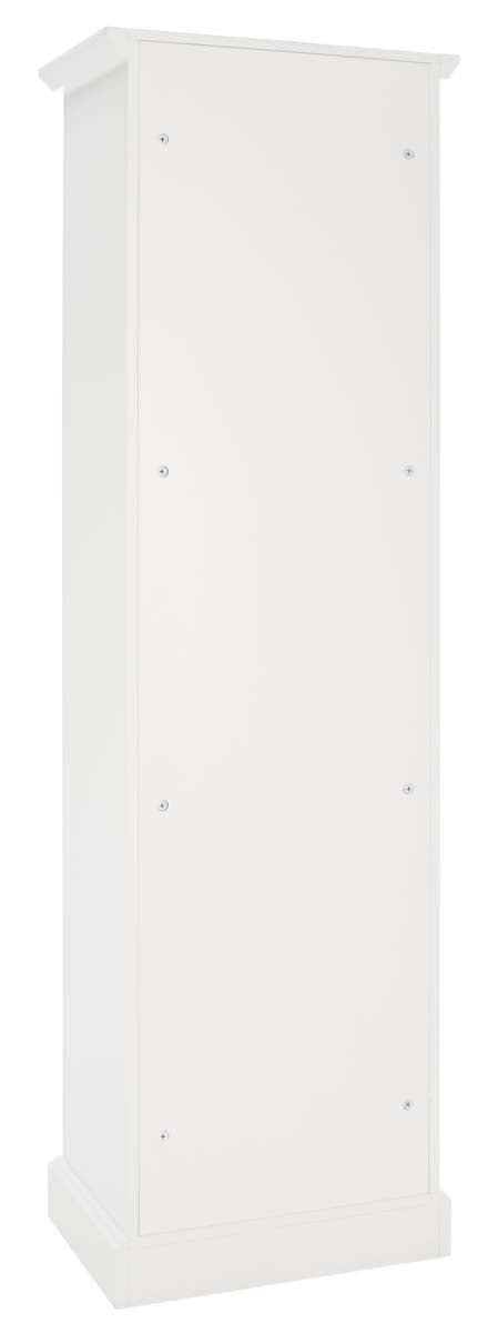 Layli 4 Shelf 2 Hook Top Storage Hall Tree | Safavieh - White