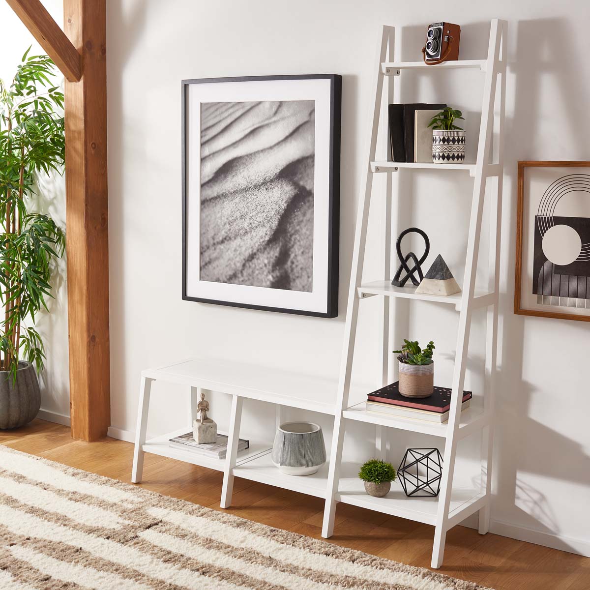 Elwin 7 Shelf Etagere | Safavieh - White