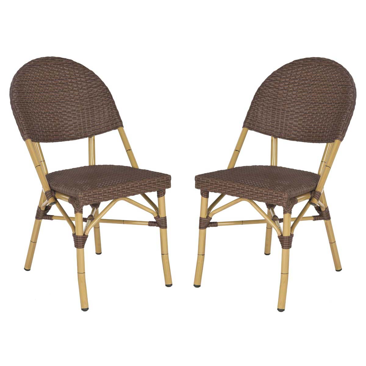 Safavieh Barrow Indoor, FOX5203 - Brown (Set of 2)