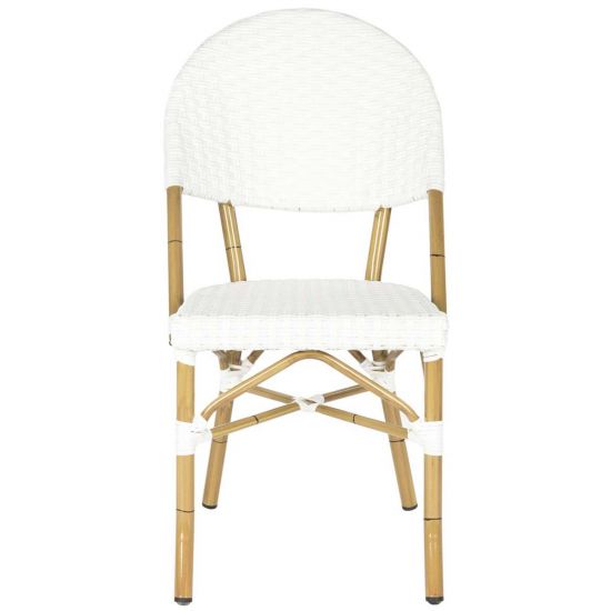 Safavieh Barrow Indoor, FOX5203 - White/Light Brown (Set of 2)